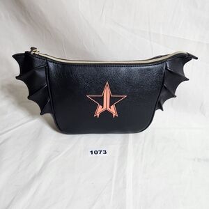 Jeffery Star Black Bat Wing Cosmetic Bag New Without Tags